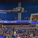 There were just a few empty seats at the BOK Center last night in Tulsa, Okla. to hear President Trump speak during a pandemic.